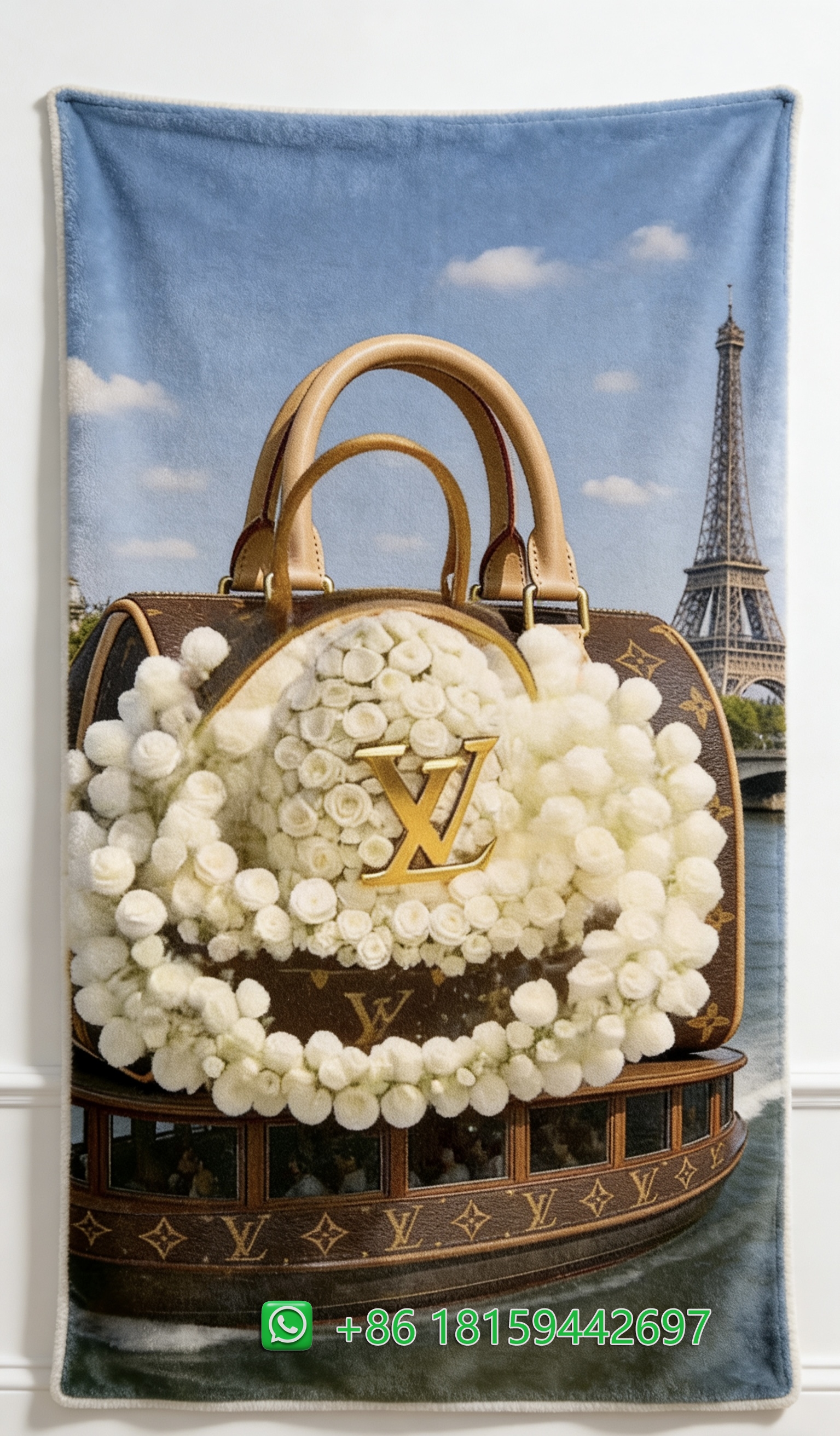 Louis Vuitton Throw Blankets